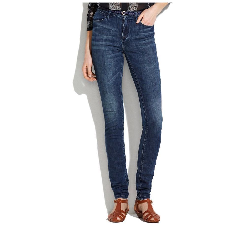 Madewell Skinny Skinny High Riser Jeans in River‎ Wash size 28